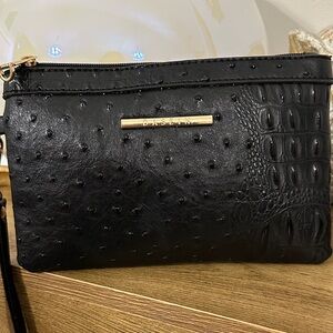 Black Designer Clutch Bag by Dasein